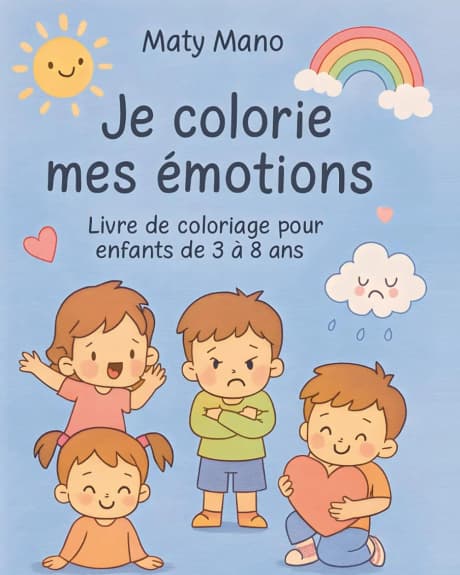Couverture de Je colorie mes émotions